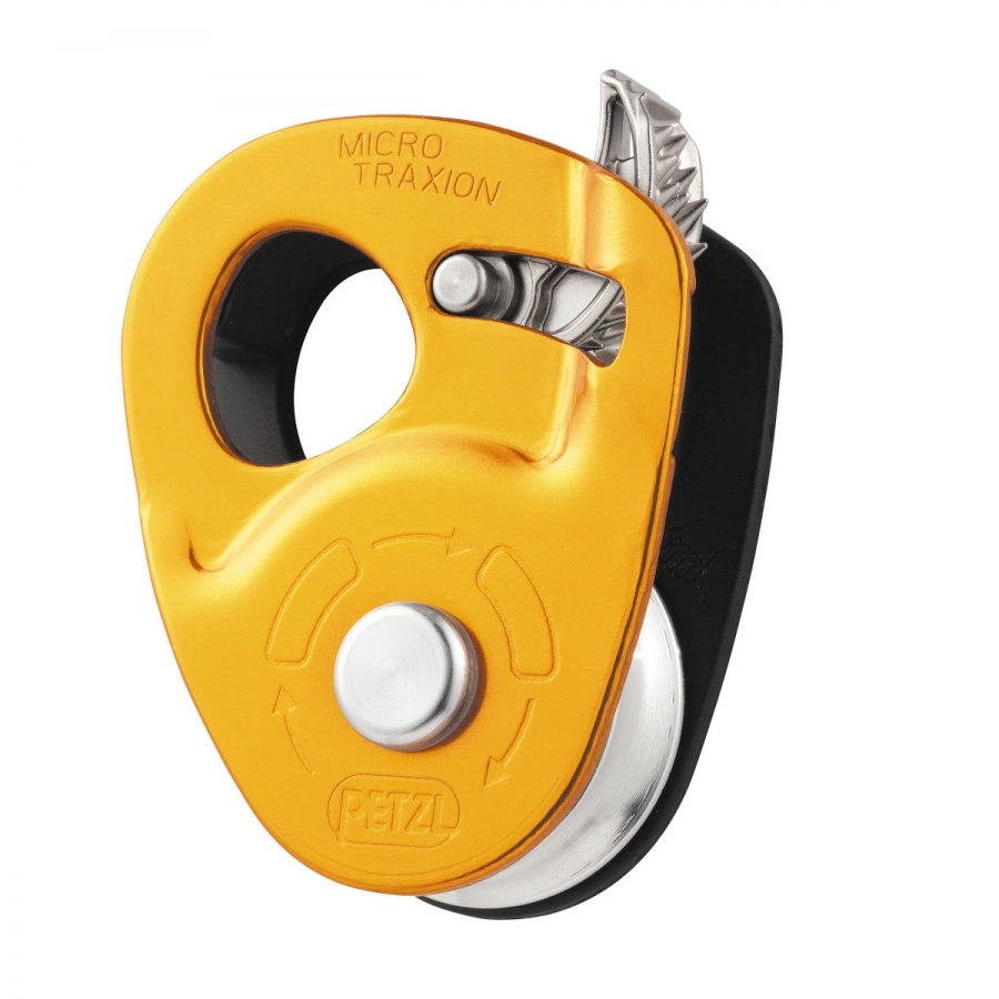 قرقره یک طرفه بلبرینگی میکروترکشن پتزل Petzl Micro Traxion Pulley