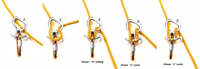 هشت فرود زبانه دار پیرانا Petzl PIRANA