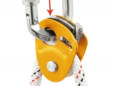 قرقره یک طرفه بلبرینگی میکروترکشن پتزل Petzl Micro Traxion Pulley